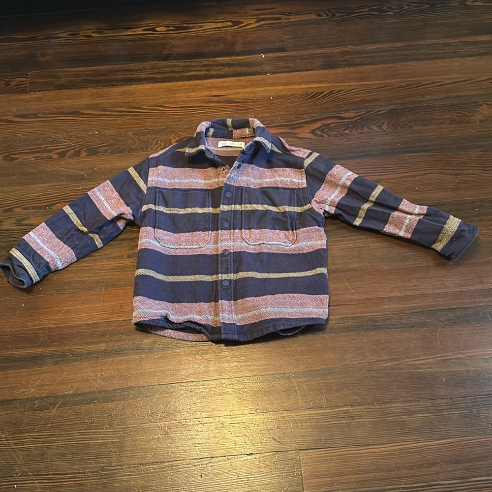 Zara Boys Flannel Button Down Shirt